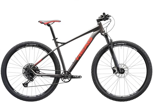 Head Unisex – Erwachsene X-Rubi 4.0 Mountainbike, grau metallic/rot, 48 von HEAD