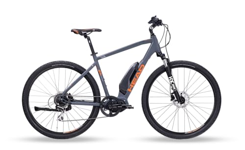 Head Unisex – Erwachsene e I-Peak 1.0 E-Crossbike, matt grau/orange, 50 von HEAD
