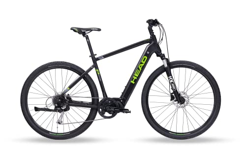 Head Unisex – Erwachsene e I-Peak 2.0 E-Crossbike, matt schwarz/grün, 50 von HEAD