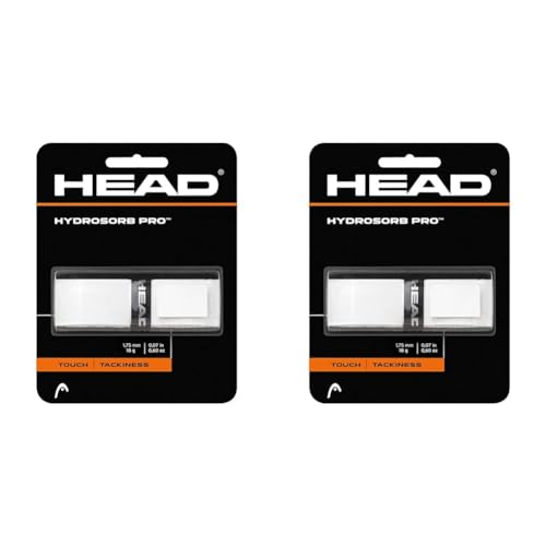 HEAD Unisex Hydrosorb™ Pro Griffband, Weiß, Einheitsgröße EU (Packung mit 2) von HEAD