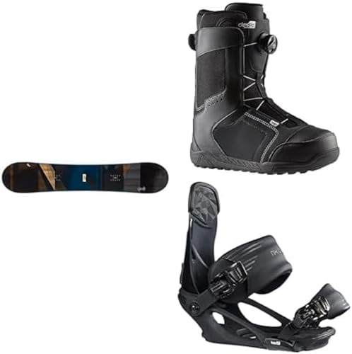 HEAD Unisex Snowboard Ausrüstung: Rush Snowboard + Classic LYT BOA Snowboardboots + NX ONE Snowboard-Bindung von HEAD