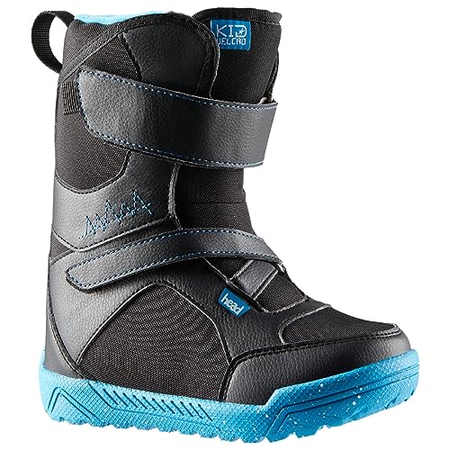 HEAD Unisex Kids LYT Velcro Snowboard Boot, schwarz/blau, 195 von HEAD