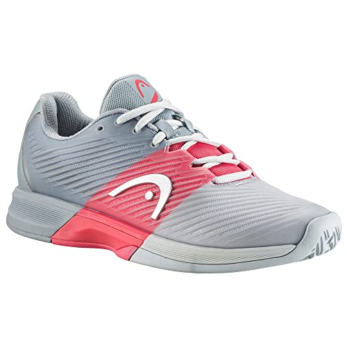 HEAD Women's Revolt Pro 4.0 Women GRCO Tennisschuh, grau/Koralle, 41 von HEAD