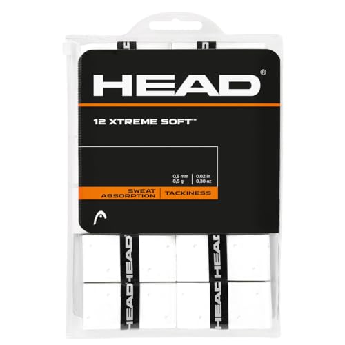 HEAD Unisex-Erwachsene 12 Xtremesoft Griffband, White, Einheitsgröße von HEAD