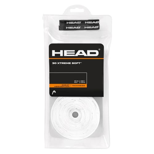 HEAD Unisex-Erwachsene 30 Xtremesoft Griffband, White, Einheitsgröße von HEAD