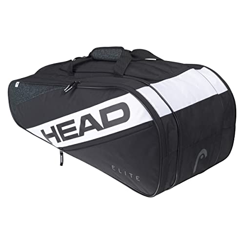 HEAD Unisex – Erwachsene Elite Allcourt Tennistasche, schwarz/weiß von HEAD