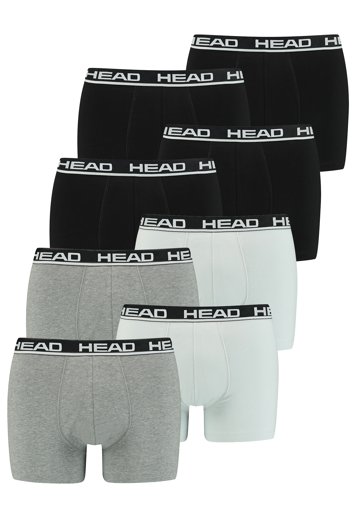 Head Herren Basic Boxer Pant Shorts Unterwäsche Unterhose 8 er Pack von HEAD