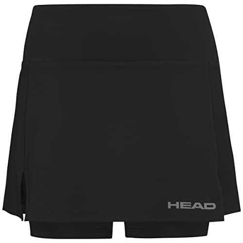 HEAD CLUB Basic Skort Girls, schwarz, M von HEAD