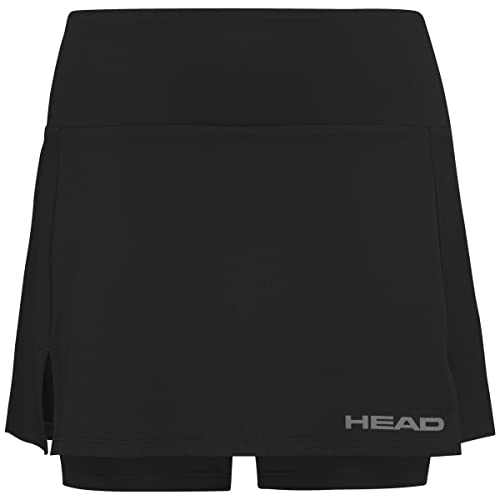 HEAD CLUB Basic Skort Girls, schwarz, L von HEAD