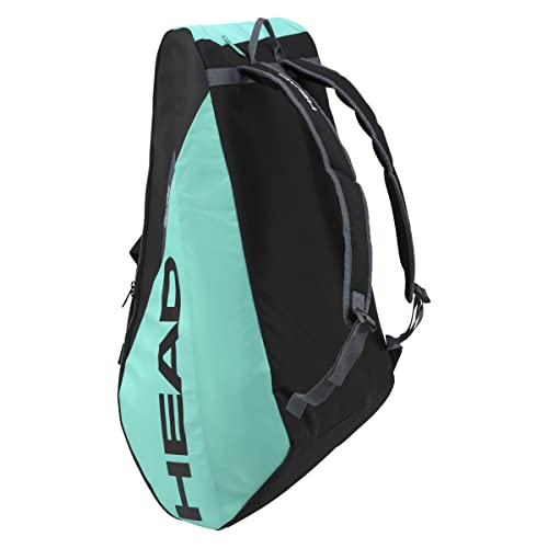 HEAD Unisex – Erwachsene Tour Racquet Bag XL Tennistasche, schwarz/Mint, 12R von HEAD