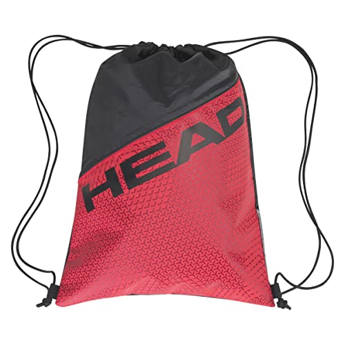 HEAD Unisex – Erwachsene Tour Team Shoe Sack Tennistasche, schwarz/rot, One Size von HEAD