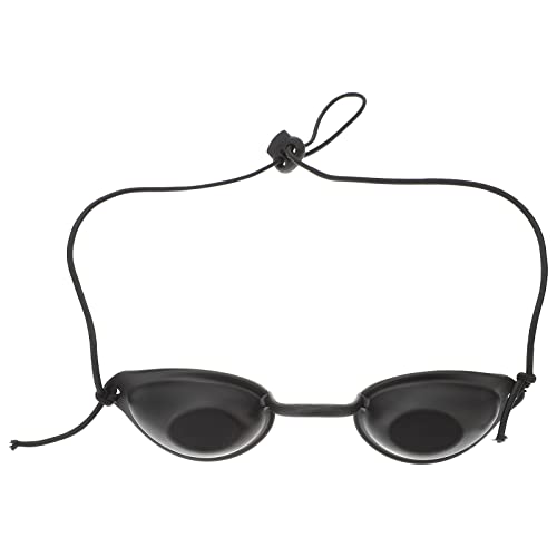 HEALLILY Augenschutz Schutzbrille Schutzbrille für LED-Lichttherapie IPL Haarentfernung UV-Schutz (schwarz) von HEALLILY