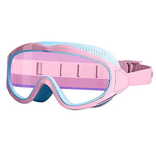 HEEM Schwimmbrille Kinder, Taucherbrille Kinder 4-12 Jahre, Swimming Goggles Kids, Verstellbares HD-Weitsichtbrille Anti-Nebel Kein Auslaufen Komfortabeler von HEEM