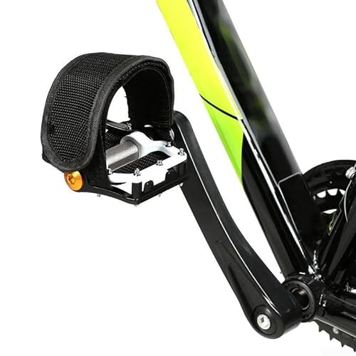 FIXIE Pedalriemen, ergonomisches Design, 2 Stück und Haltbarkeit (schwarz) von HEIBTENY