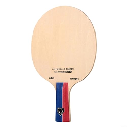 Tischtennisschläger-Bodenplatte 5 Schichten Holz 2 Carbon Ping Pong Klinge Paddel Für Alle Altersgruppen von HEIBTENY