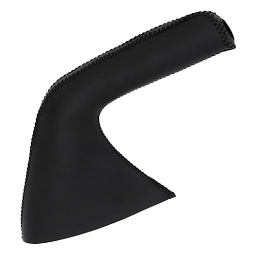 Auto-Handbremsgriff-Abdeckungen, echtes Leder, Auto-Handbrems-Abdeckung, Griff-Hülsenschutz, Auto-Innenzubehör (schwarz) Für Mazda 3 2011 von HEJIAL