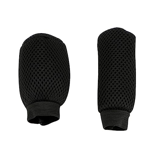 Auto-Styling 2 Stück/Set Auto-Handbremsgriffe Handbrems-Abdeckungshülse Anti-Rutsch-Handbrems-Schaltknauf-Abdeckung (schwarz) Passend für die meisten Automodelle von HEJIAL