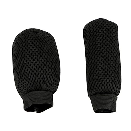 Car-styling 2 Stück/Set Auto-Handbremsgriffe Handbrems-Abdeckungshülse Universal Anti-Rutsch-Handbrems-Schaltknauf-Abdeckung (schwarz) Passend für die meisten Fahrzeugmodelle von HEJIAL
