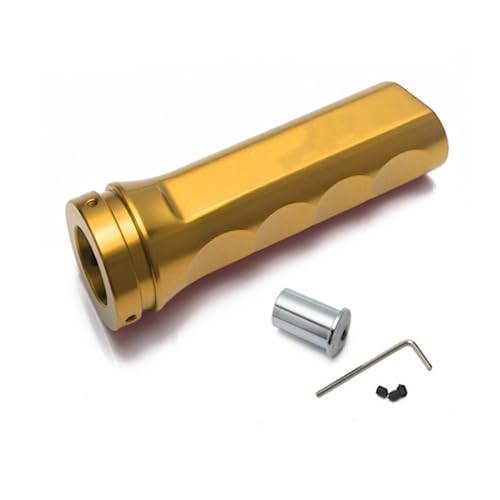 Stil Aluminium Handbremshülse Anti-Rutsch-Dekoration Handbremsgriff-Schutzabdeckung (Gold) Passend für die meisten Automodelle von HEJIAL