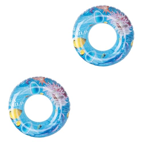 HEMOTON 2 Stück Schwimmring Für Erwachsene Schwimmring Wasserpaddelzubehör Aufblasbarer PVC Schwimmring Wassererholung von HEMOTON