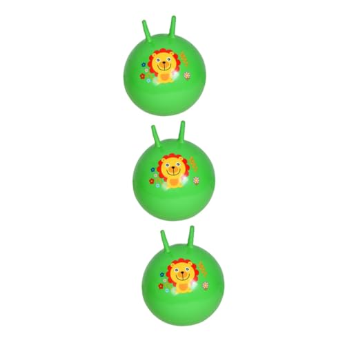 HEMOTON 3 Stück Springender Spielzeugball Für Kinder Gymnastikball Sprungball Aufblasbarer Ball Fitnessball Springender Springender Ball von HEMOTON