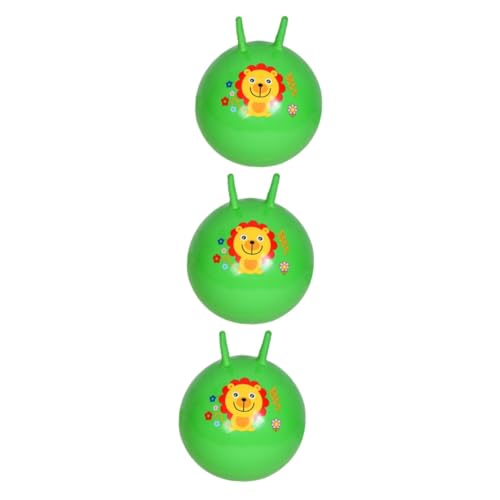 HEMOTON 3 Stück Springender Springball Für Kinder Gymnastikball Aufblasbarer Ball Fitnessball Sprungball Springender Spielzeugball von HEMOTON