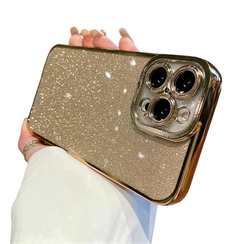 HENGIN Handyhülle Silica Glitter Transparent Hülle Für iPhone 15 14 13 12 11 Pro Max Schockdcoverabdeckung-Für Das iPhone 11Pro Max-G von HENGIN