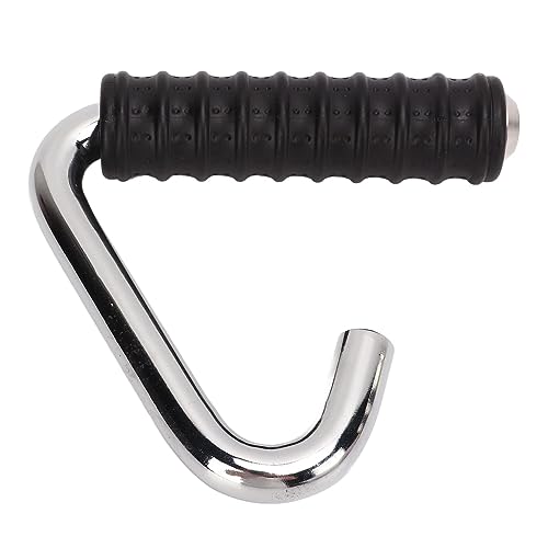 HERCHR Fitness Griff, 13,3 cm/5,2 Zoll Griffe für Klimmzuggriffe Fitness-Griff Robuste Silberne C-förmige Griffe Trainings Zugstange Kraft-Schlingentrainer für das Fitnessstudio, Krafttraining von HERCHR