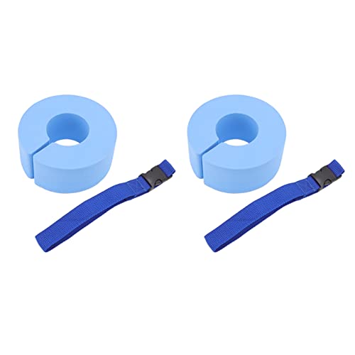 HERCHR Schwimmarm-Schwimmringe-Set Mit Schnellverschluss-Schnalle, 2 Stück Eva-Schaum, Kinder-Schwimmarmmanschetten, Verstellbare Schwimmschwimmhülsen, Schwimmringe,(Blue) von HERCHR