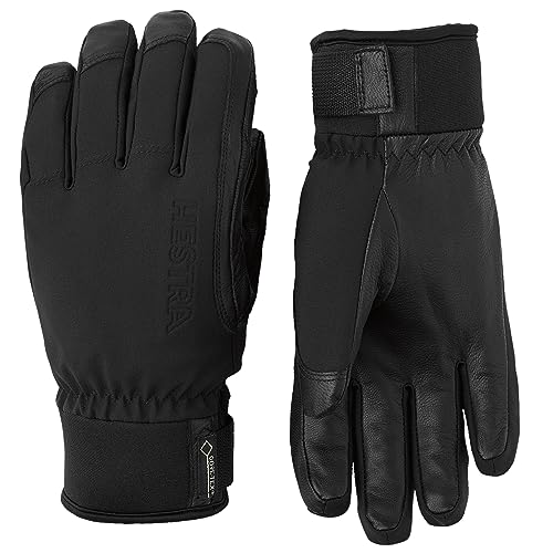 HESTRA Alpine Short Gore-tex Schwarz, Gore-Tex Fingerhandschuh, Größe 9 - Farbe Black von HESTRA
