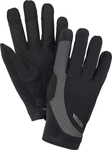 HESTRA Apex Reflective Long Handschuhe, svart, EU 8 von HESTRA
