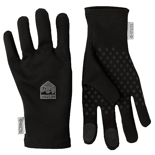 HESTRA Infinium Stretch Liner Light Handschuhe, Black, EU 8 von HESTRA
