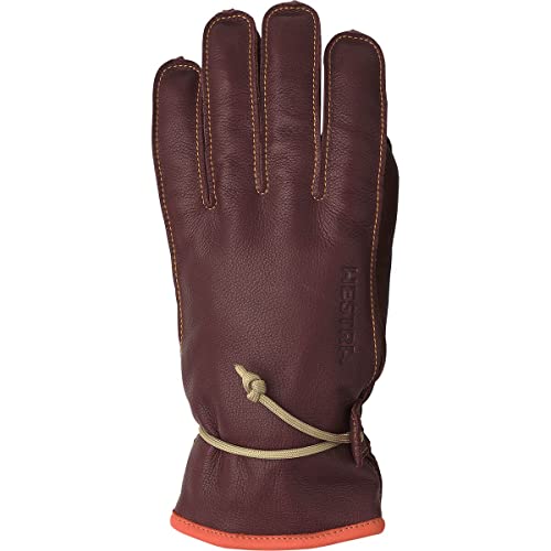 Hestra Alpine Pro Wakayama 5-Finger Handschuhe Fingerhandschuhe Lederhandschuhe (6 HS - dunkelbraun) von HESTRA