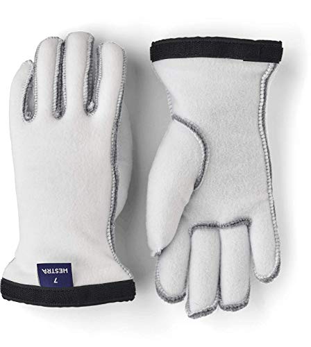 Hestra Heli Ski Liner 5-Finger Handschuhe Damen weiß von HESTRA