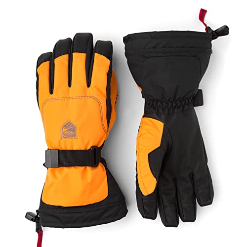 Hestra Unisex Gauntlet Sr. - 5-Finger-Handschuh - Orange/Orange - 10 von HESTRA