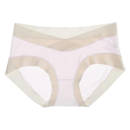 HEXHUASR Unterhosen Damen Unterwäsche Crossover Low -Taille Dreieck Feste Farbe Atmungsaktiv-c-l (45-60 Kg) von HEXHUASR