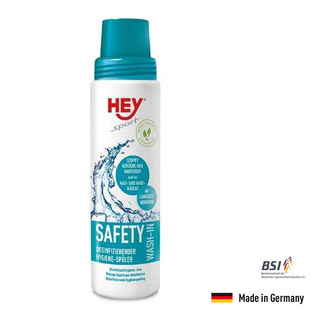 Hey Sport - SAFETY WASH-IN Hygienespüler mit Langzeitwirkung, 250ml von HEY