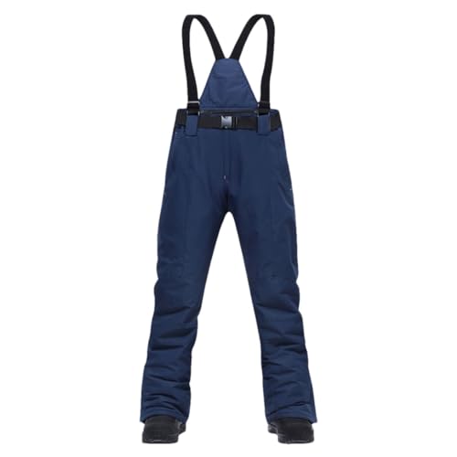 Große Größe Skihose Herren -30 ℃ Warme Schneehose Winter Ski Snowboard Hose Man Blue XXL von HEYDHSDC