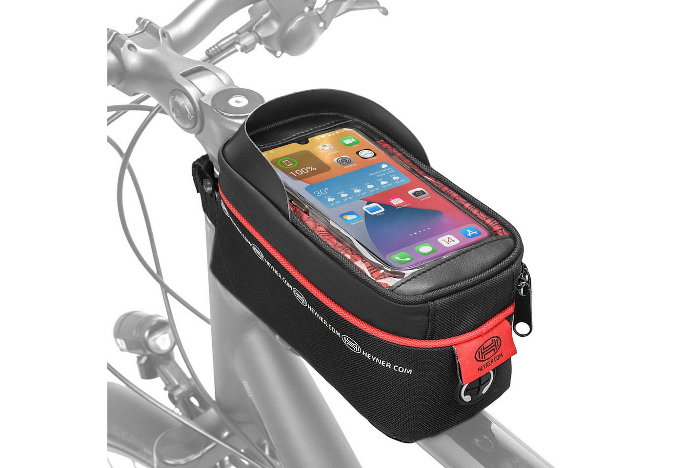 HEYNER Fahrradtasche HEYNER® Fahrrad Rahmentasche wasserdichte Fahrradtasche Lenkertasche von HEYNER