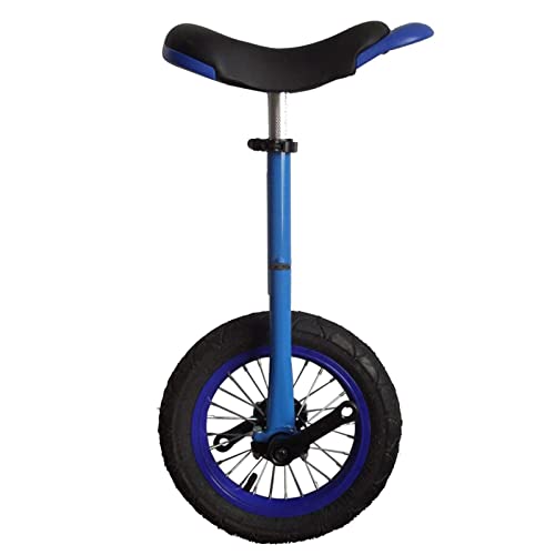 HH-CC Einrad Mini-Einrad Kinder 12 Zoll, Blau Kleines Einrad für Jungen/Mädchen/Anfänger, mit ergonomischem Design,Höhe 70 cm - 110 cm von HH-CC