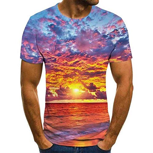 Herren Tshirt Set T-Shirt Mit 3D-Sterne-Himmel-Himmels-Himmels-Sommer-Lässig T-Shirt Lustiges T-Shirt Straßenkleidung Tops Für Herren & Frau-Txu-2175._L. von HHRHLKNH
