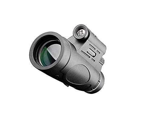 HHUARI HD-Monokular, 12 x 50 wasserdichtes tragbares Mini-Nachtsichtgerät, Weitwinkel-Zoomobjektiv, verwendet für die Reise-Jagdkamera (schwarz) Teleskope 2020 The New von HHUARI