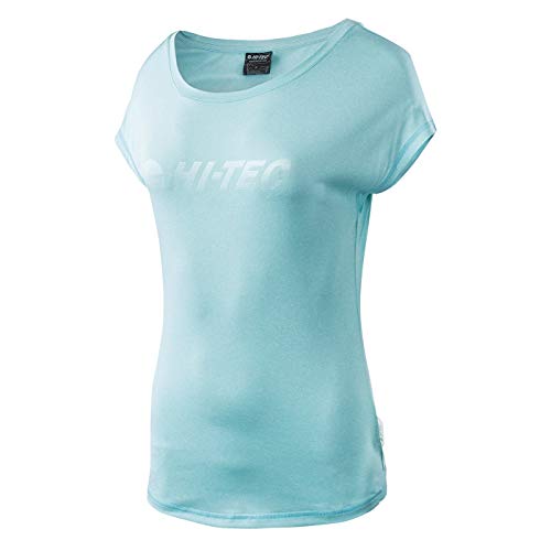 HI-TEC Damen Lady Kiki Funktions T-Shirt, Cockatoo/Black, XL von HI-TEC