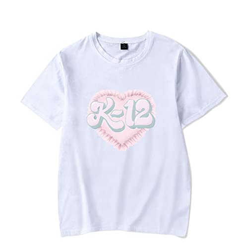 HIAPES Kurzarm Sweatshirt Melanie Martinez Summer Classic T-Shirt Unisex, Jungen Mädchen Street Casual Fashion Coole Tops In Übergröße-Gray||4XL von HIAPES