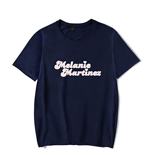 Melanie Martinez Kurzarm Sweatshirt Mit Cartoon Print, Unisex Kurzarm Pullover Mit Rundhalsausschnitt, Herren T Shirt Streetwear Lässige Oberteile XS ~ 4XL-Gray||4XL von HIAPES
