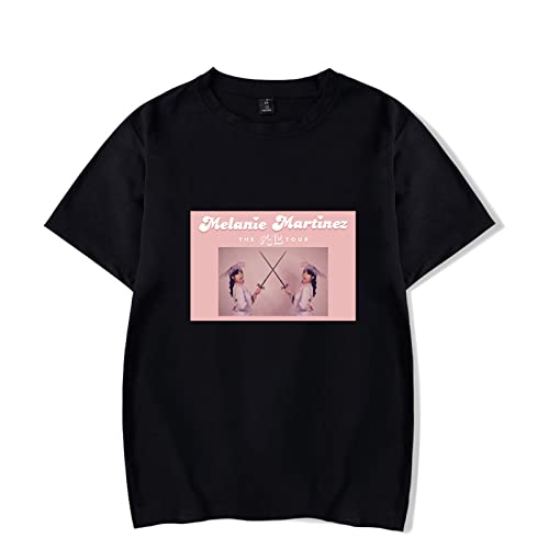 Melanie Martinez T-Shirt Streetwear Hip Hop Unisex Top, Männer Damen Casual Streetwear Mode Rundhals Kurzarm Sweatshirt XS ~ 4XL-Gray||4XL von HIAPES