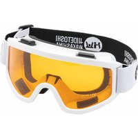 HIDETOSHI WAKASHIMA "Higashi" Unisex Skibrille Snowboardbrille weiß von HIDETOSHI WAKASHIMA
