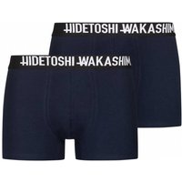 HIDETOSHI WAKASHIMA "Sapporo" Herren Boxershorts 2er-Pack navy von HIDETOSHI WAKASHIMA