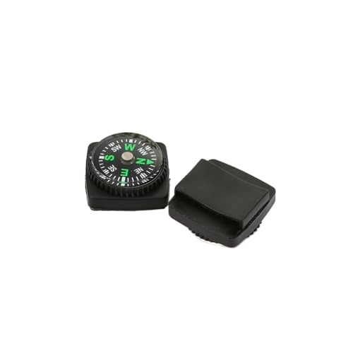 2/5 Stück Mini-Armband-Kompass, tragbarer Abnehmbarer Kompass, Wandern, Reisen, Camping, Navigationswerkzeug (Color : One Size) von HIFFEY