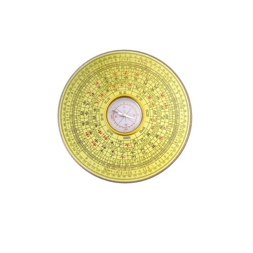 Chinesischer Bagua-Kompass, Pfanne, Alter chinesischer Kompass, chinesisch for Heimplanung, Dekoration, 14 cm (Color : 10x10cm) von HIFFEY